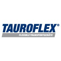 Plattformwagen Tauroflex F6 mit 1 Schiebebügel, Stirnwand aus Gitter, Ladefläche 1000x600 mm,TPE-Räder, Traglast 600 kg, RAL 5007 Brillantblau